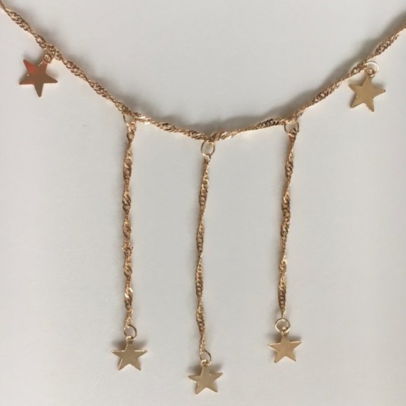 Jewelry - Boho Layering Necklace Gold Star